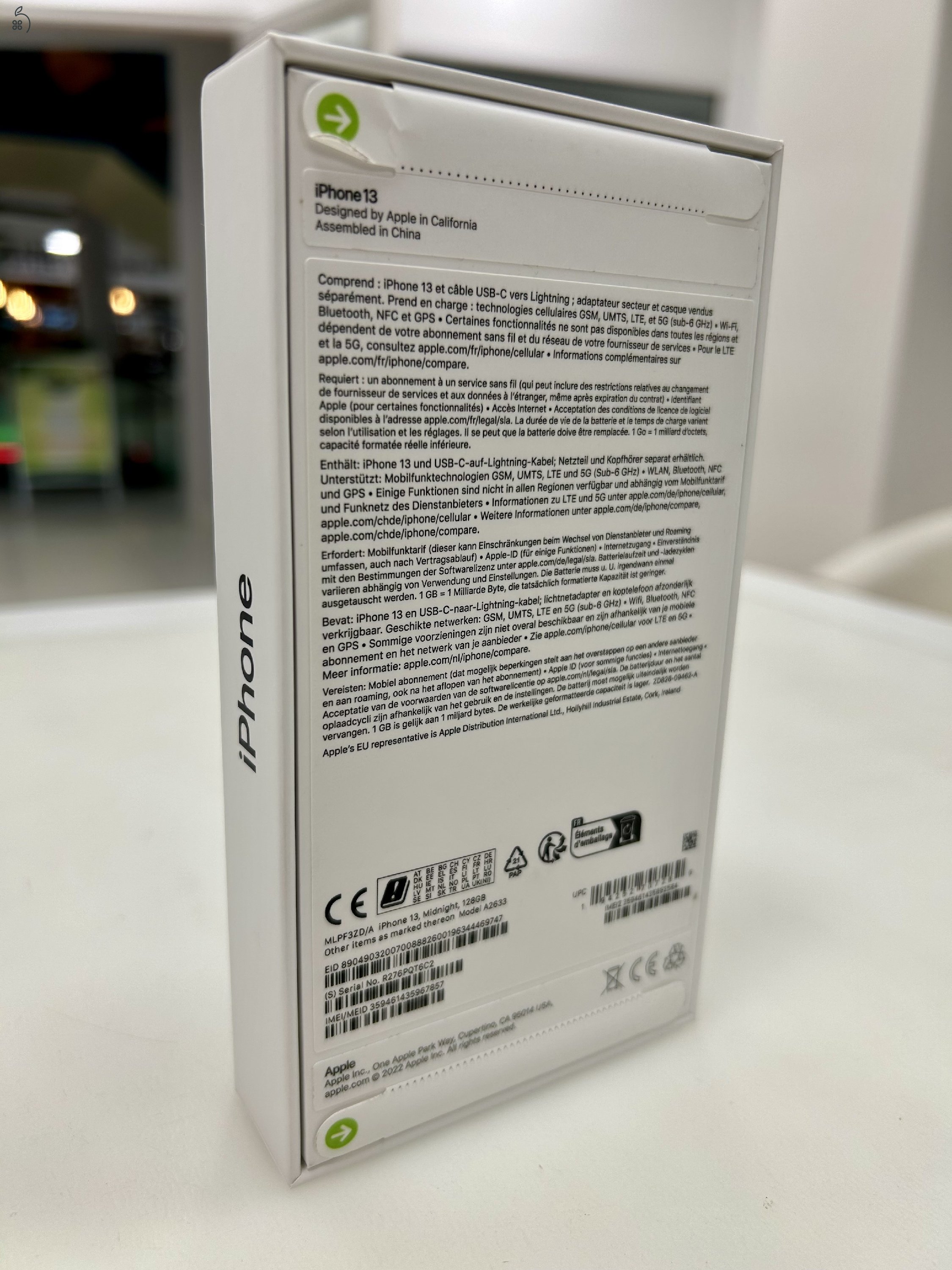 Új! iPhone 13 128GB Fekete Független Üzletből ÁFÁ-san!