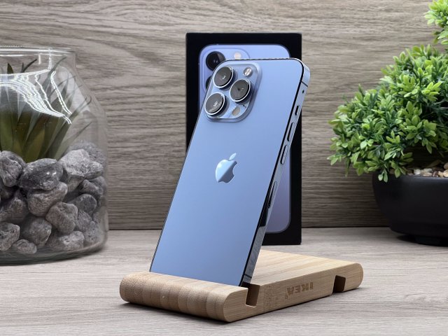 Hibátlan iPhone 13 Pro Sierra Blue 128GB 2 ÉV Garanciával Számlával Aksi 100%