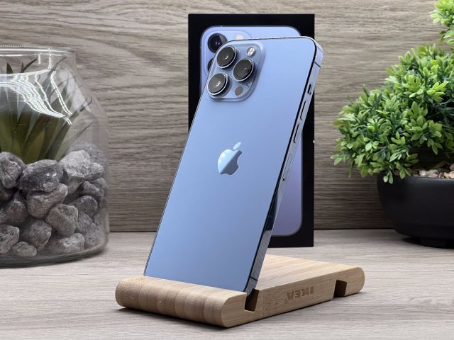 Hibátlan iPhone 13 Pro Max Sierra Blue 1TB 2 ÉV Garanciával Számlával