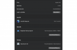 Karcmentes MacBook Air M3 (2024) 8GB, 256GB SSD, magyar billentyűzet