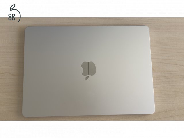 Karcmentes MacBook Air M3 (2024) 8GB, 256GB SSD, magyar billentyűzet