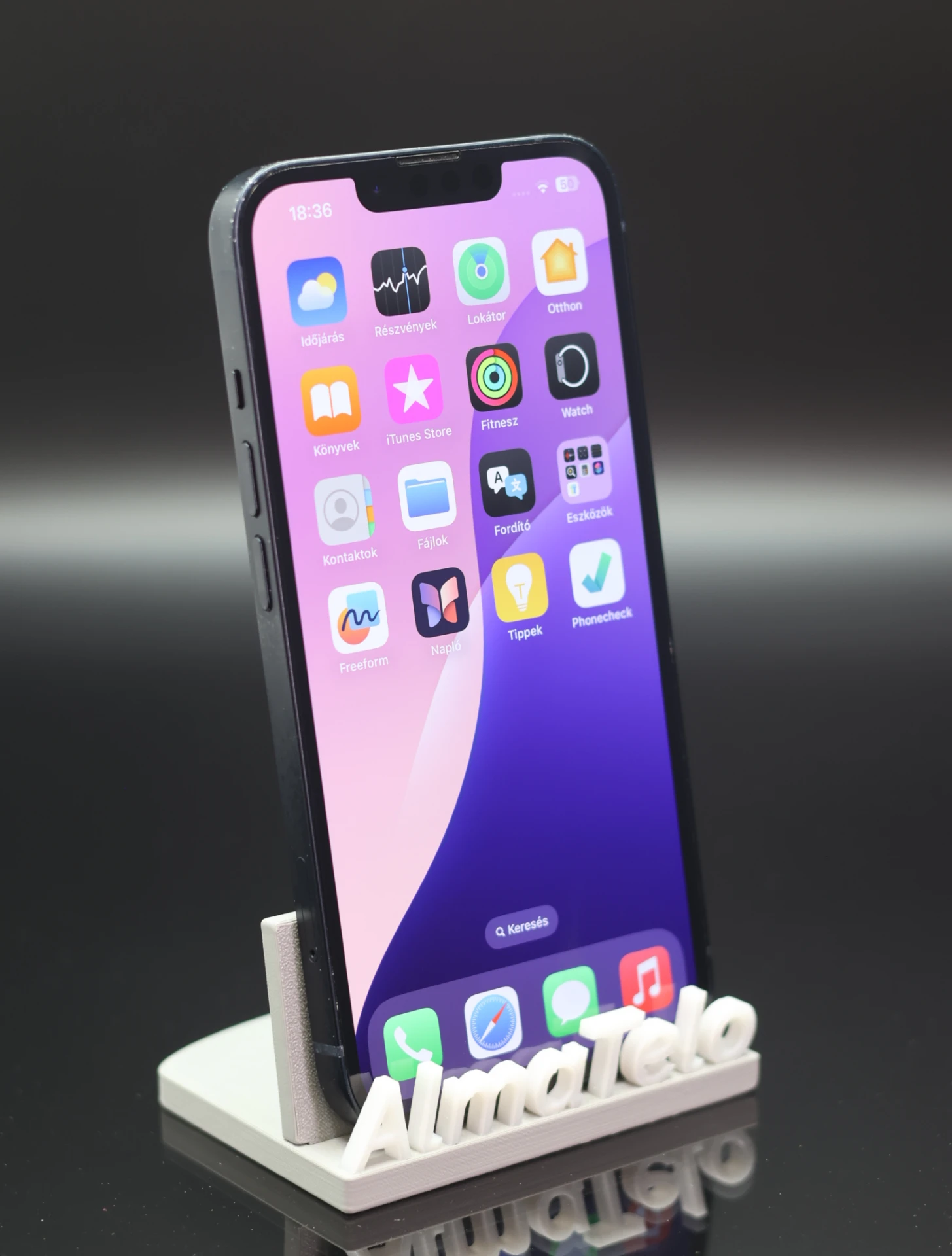 Apple iPhone 13 128 GB Midnight 100% akku - 12 HÓ GARANCIA