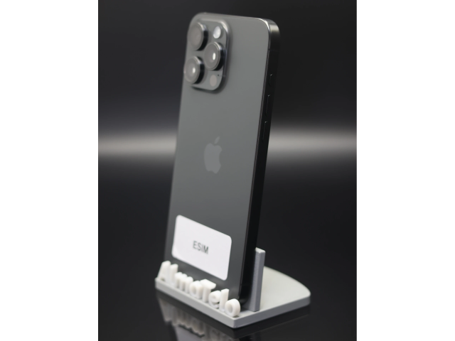 Apple iPhone 15 Pro Max 256 GB Black Titanium 100% akku - 12 HÓ GARANCIA