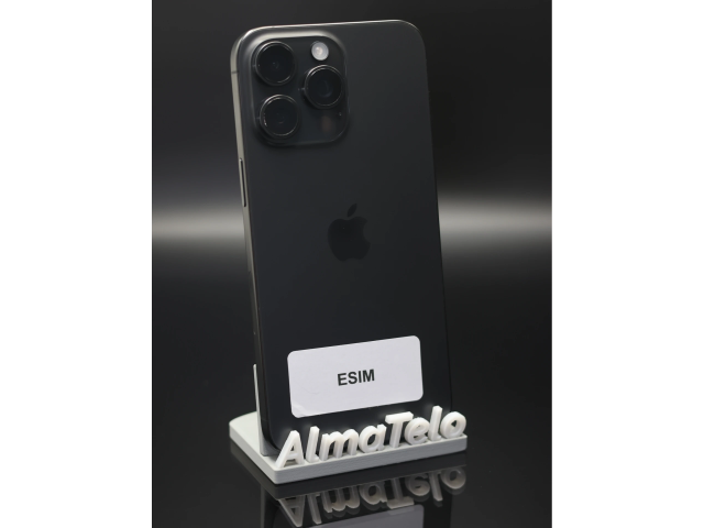 Apple iPhone 15 Pro Max 256 GB Black Titanium 100% akku - 12 HÓ GARANCIA