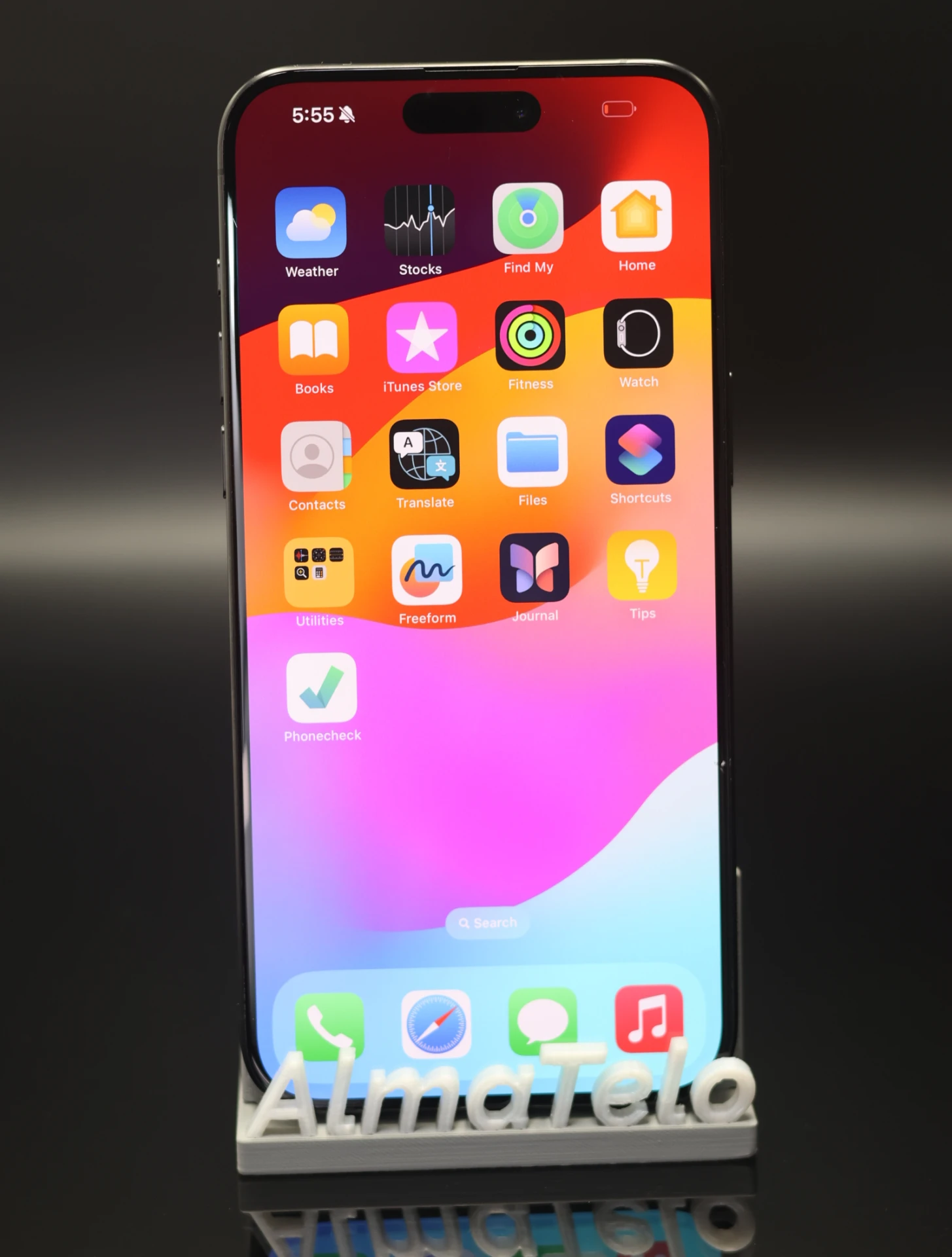 Apple iPhone 15 Pro Max 256 GB Black Titanium 100% akku - 12 HÓ GARANCIA