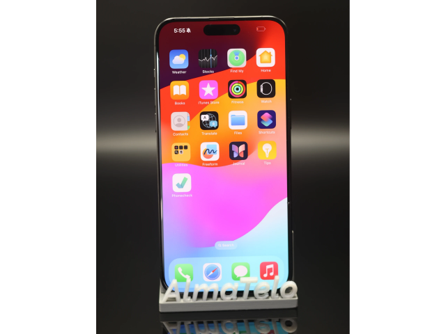 Apple iPhone 15 Pro Max 256 GB Black Titanium 100% akku - 12 HÓ GARANCIA