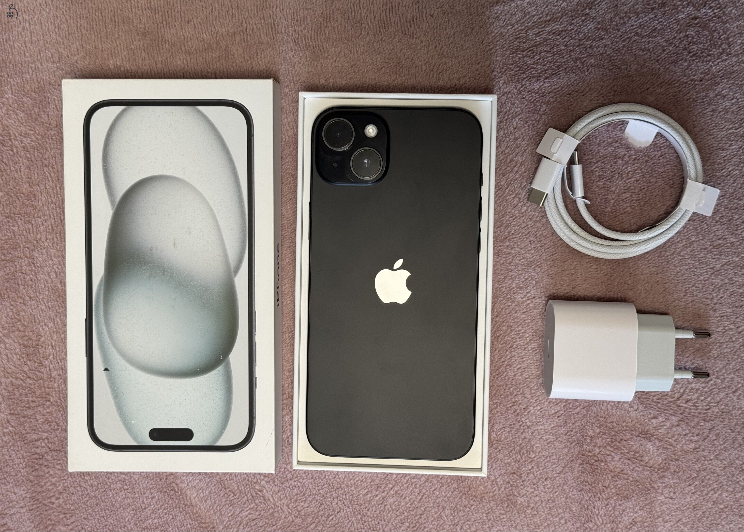 iPhone 15 Plus 128GB - AKKU 92% - kártyafüggetlen, szép állapotban