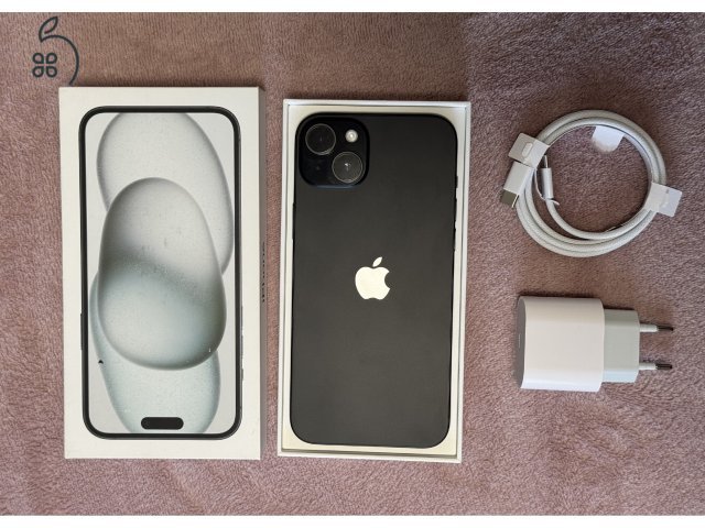 iPhone 15 Plus 128GB - AKKU 92% - kártyafüggetlen, szép állapotban