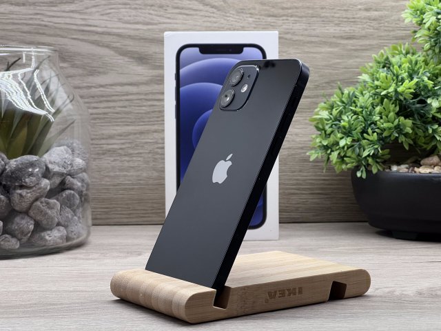 iPhone 12 Black 128GB 2 ÉV Garanciával Számlával