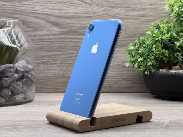 iPhone XR Blue 256GB 2 ÉV Garanciával Számlával Aksi 100%
