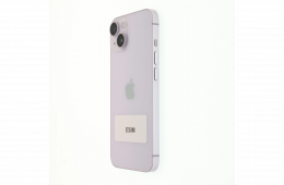 !! 1 ÉV GARANCIA !! Apple iPhone 14 128 GB Purple 100% – ESIM