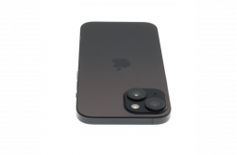 !! 1 ÉV GARANCIA !! Apple iPhone 15 128 GB Black Titanium 100%
