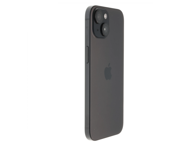 !! 1 ÉV GARANCIA !! Apple iPhone 15 128 GB Black Titanium 100%