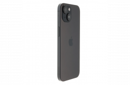 !! 1 ÉV GARANCIA !! Apple iPhone 15 128 GB Black Titanium 100%