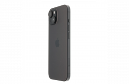 !! 1 ÉV GARANCIA !! Apple iPhone 15 128 GB Black Titanium 100%