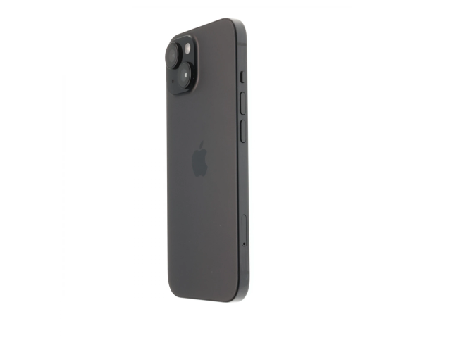 !! 1 ÉV GARANCIA !! Apple iPhone 15 128 GB Black Titanium 100%