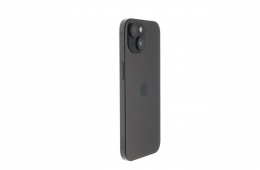 !! 1 ÉV GARANCIA !! Apple iPhone 15 128 GB Black Titanium 100%