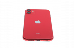 !! 1 ÉV GARANCIA !! Apple iPhone 11 128 GB PRODUCT RED 100%
