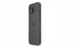 !! 1 ÉV GARANCIA !! Apple iPhone 15 128 GB Black Titanium 100%