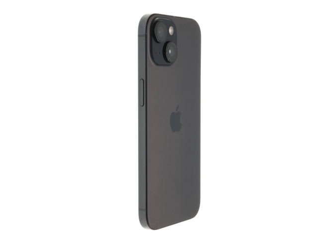 !! 1 ÉV GARANCIA !! Apple iPhone 15 128 GB Black Titanium 100%