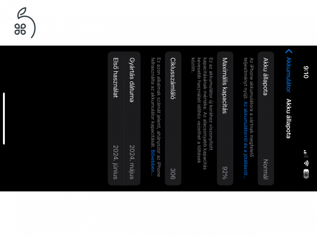 Apple iPhone 15 Pro – 128 GB – Fehér titán – Magyarországi vásárlás