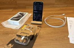 Apple iPhone 15 Pro – 128 GB – Fehér titán – Magyarországi vásárlás