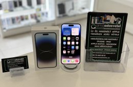 iPhone 14 Pro Max 256GB Független Újszerű/1-3 hónap gar./Akku 85%/p4250