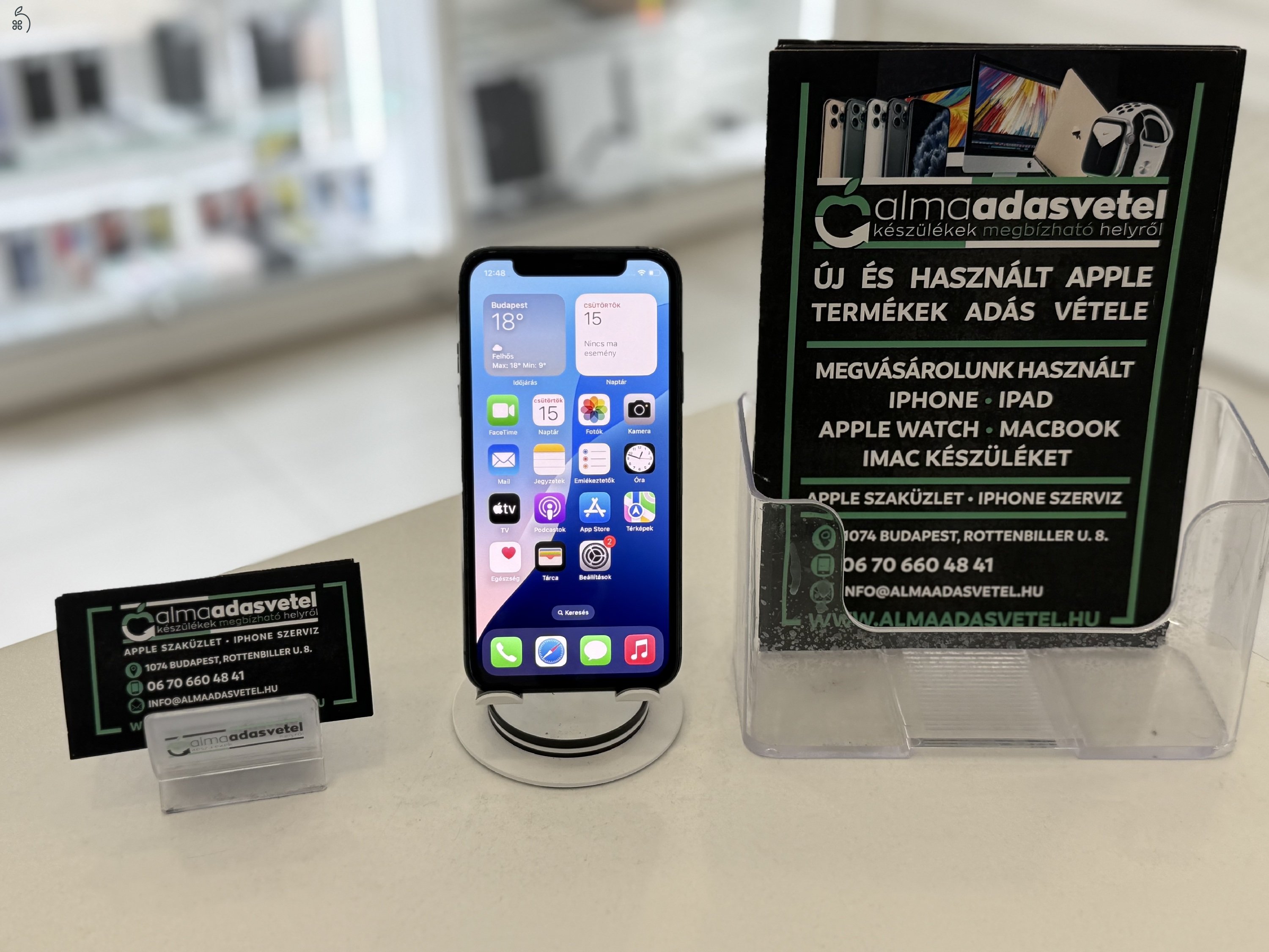iPhone XS 64GB Vodafone/1-3 hónap gar./Akku 100%/p4254