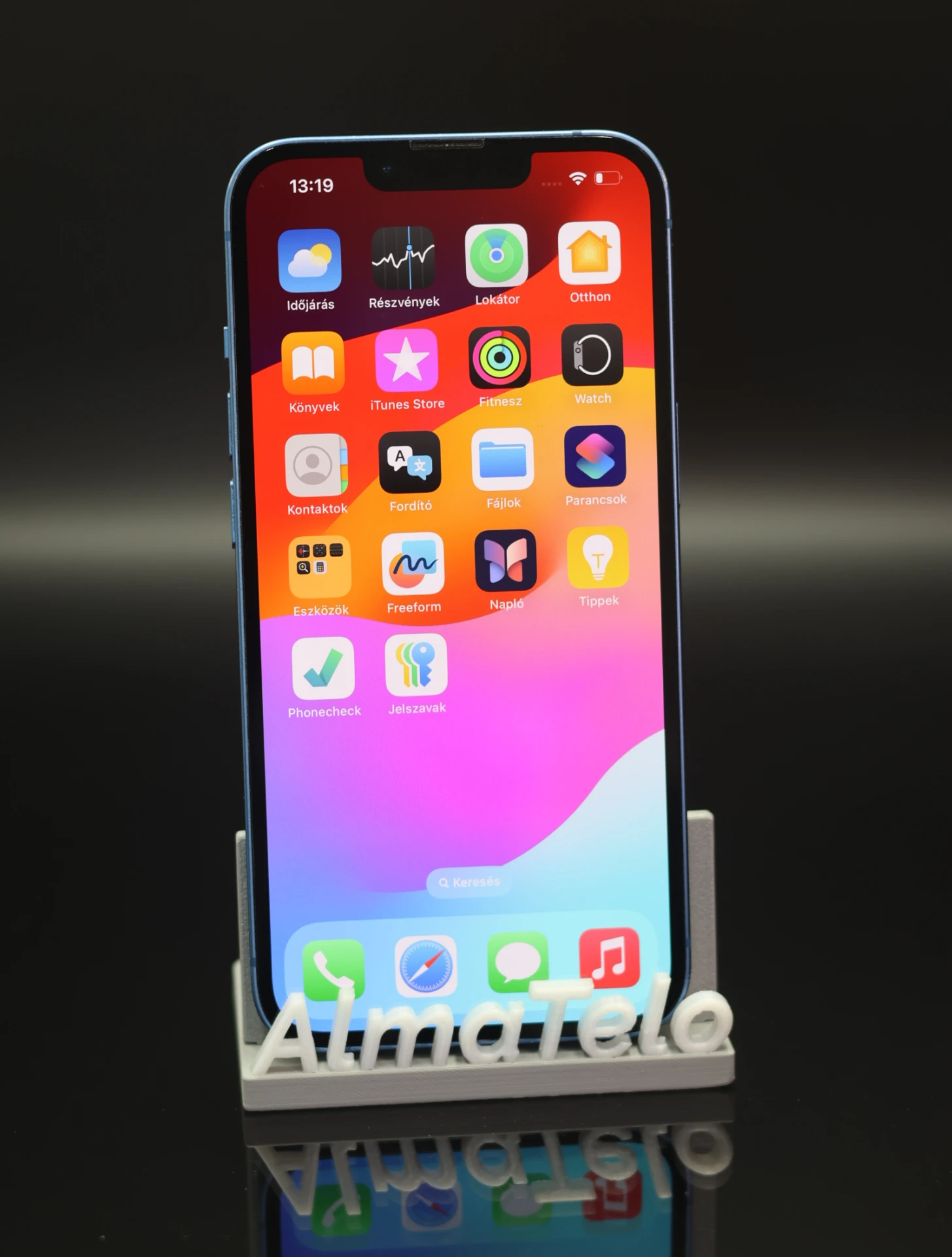 Apple iPhone 13 128 GB Blue 100% akku - 12 HÓ GARANCIA