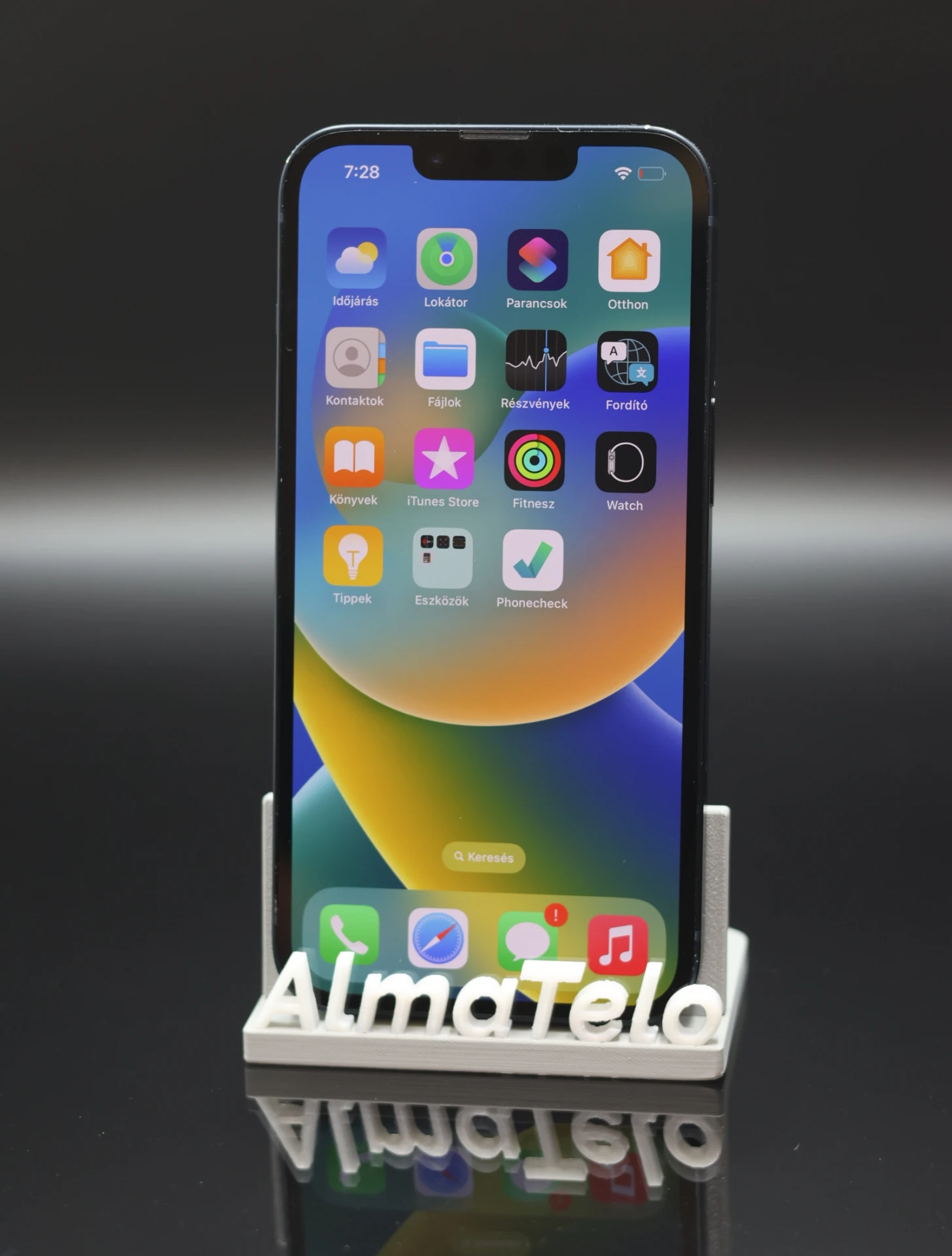 Apple iPhone 14 256 GB Midnight 100% akku - 12 HÓ GARANCIA
