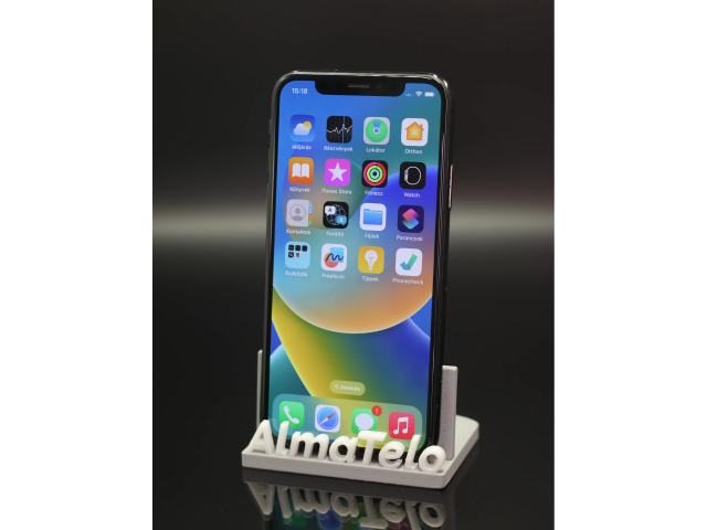Apple iPhone X 64 GB Space Gray 100% akku - 12 HÓ GARANCIA