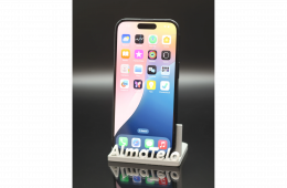 Apple iPhone 15 128 GB Black Titanium 100% akku - 12 HÓ GARANCIA