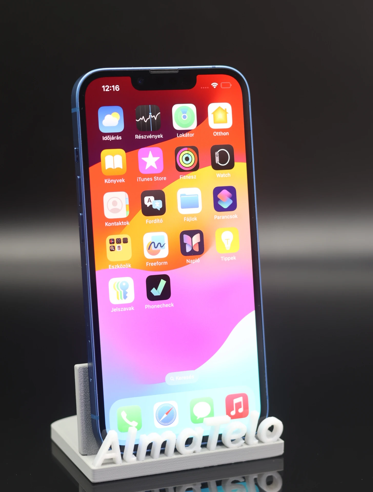 Apple iPhone 13 128 GB Blue 100% akku - 12 HÓ GARANCIA