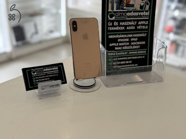 iPhone XS 64GB Független Újszerű/1-3 hónap gar./Akku 100%/p4254