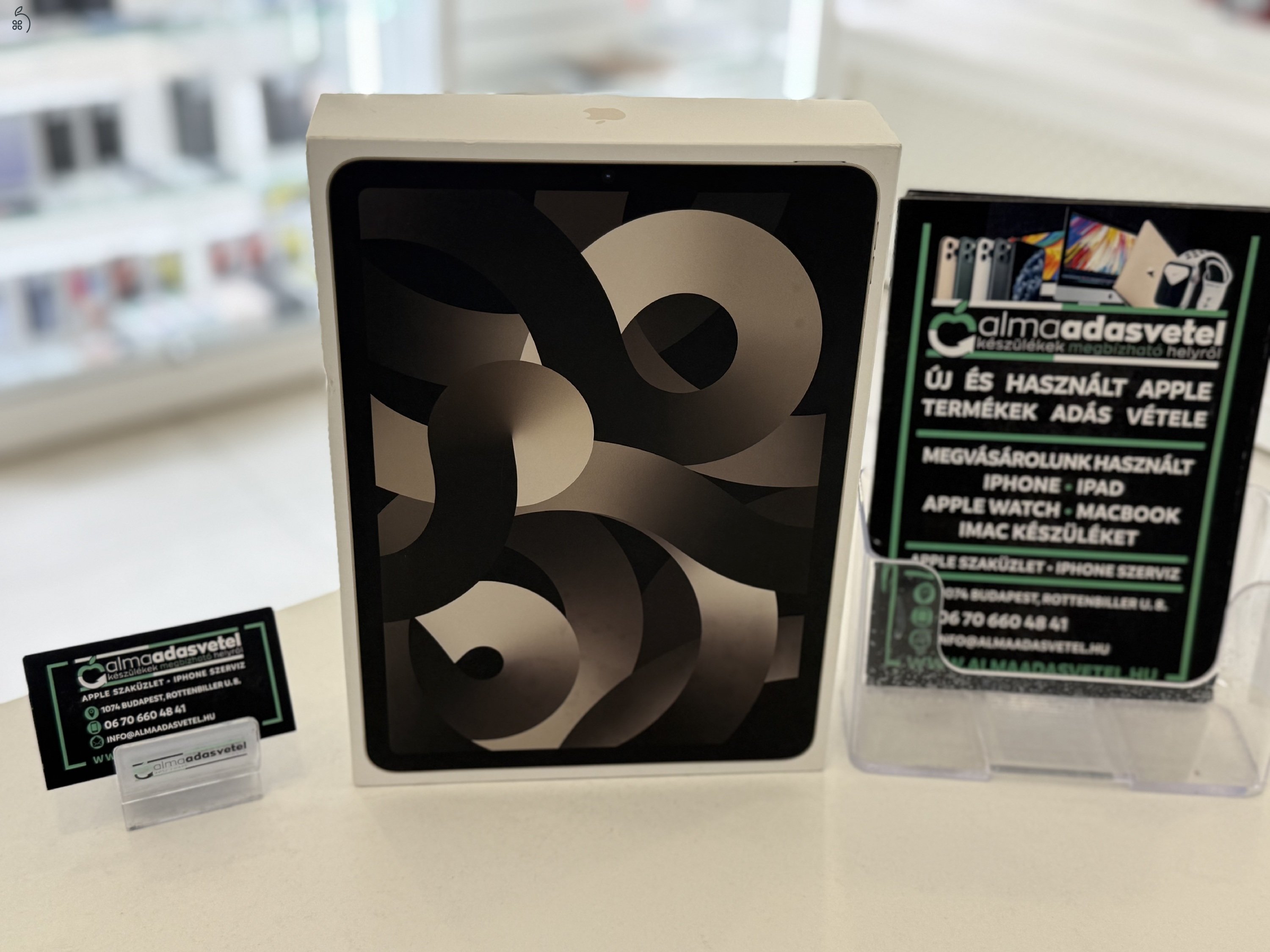 iPad Air 5 64GB Cellular Karcmentes/1-3 hónap gar./Akku 99%/p4256
