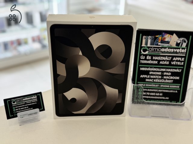 iPad Air 5 64GB Cellular Karcmentes/1-3 hónap gar./Akku 99%/p4256