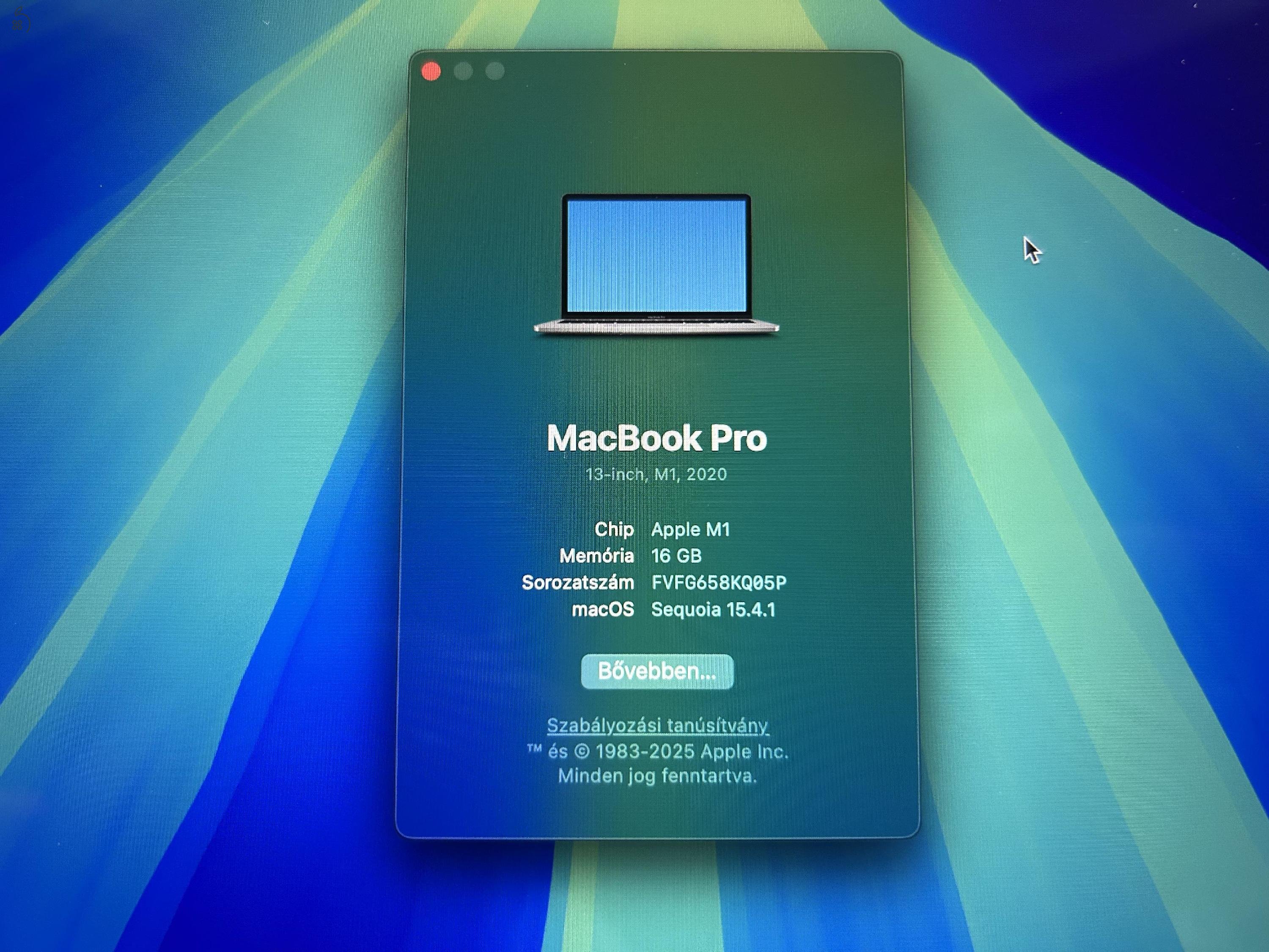 Apple Macbook Pro 13 M1, 16GB RAM, 512 GB SSD