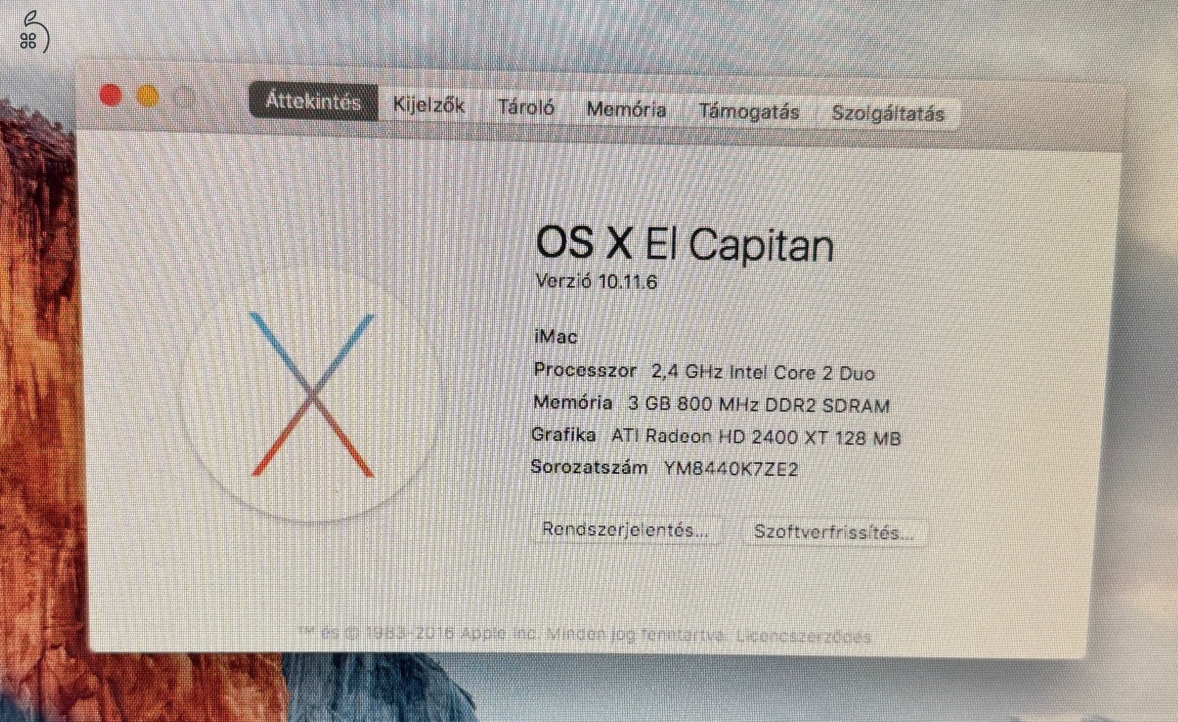 Eladó Apple iMac A1224