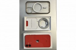 Eladó iPhone 12 mini RED piros 64GB 80%-os akksival