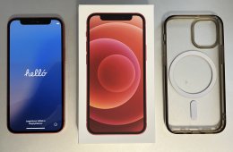 Eladó iPhone 12 mini RED piros 64GB 80%-os akksival