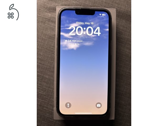 Iphone 14 128GB kék Apple garanciával, 100% akku, újszerű, tökéletes állapot, tokkal és új fóliával