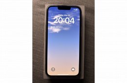 Iphone 14 128GB kék Apple garanciával, 100% akku, újszerű, tökéletes állapot, tokkal és új fóliával