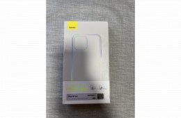 Új Iphone 13/13Pro és 14 Baseus átlátszó szilikon tok