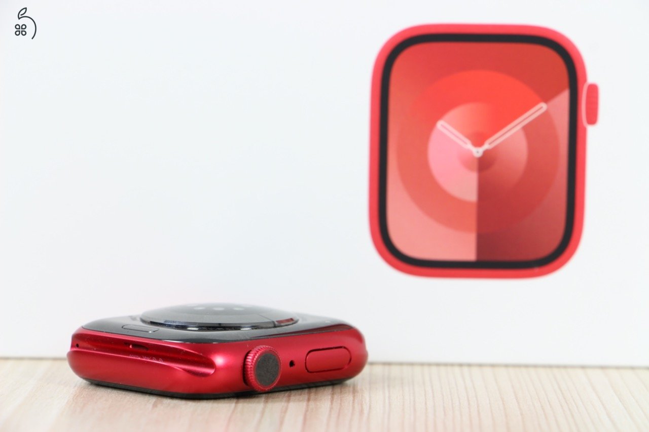 Apple Watch Series 9 45mm GPS – Stílusos teljesítmény a Product Red színben US-6474
