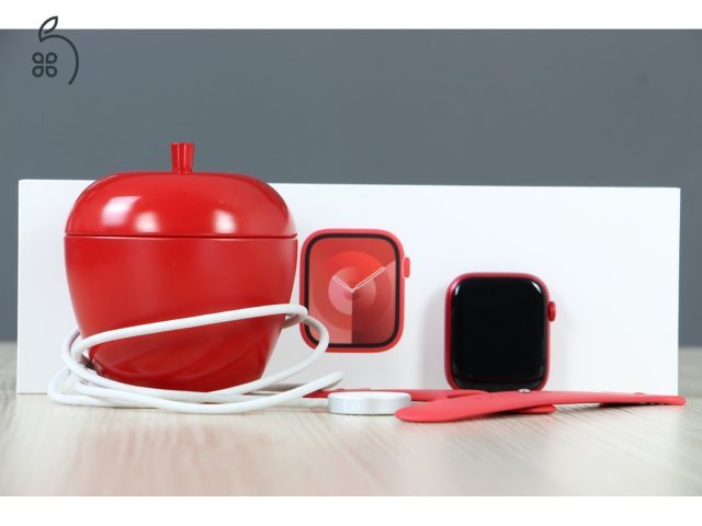 Apple Watch Series 9 45mm GPS – Stílusos teljesítmény a Product Red színben US-6474