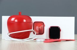 Apple Watch Series 9 45mm GPS – Stílusos teljesítmény a Product Red színben US-6474