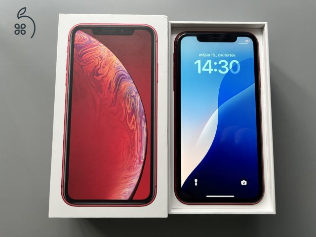 iPhone XR Product Red 128GB Független POSTÁZOM IS!