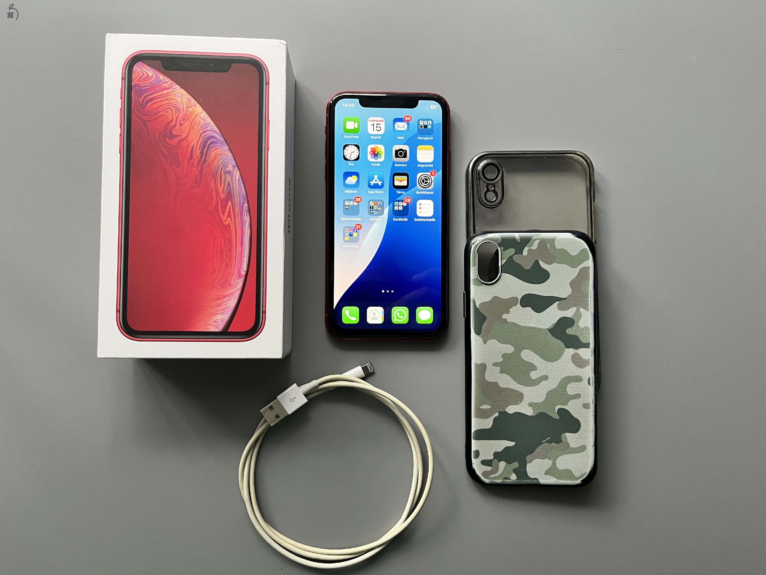 iPhone XR Product Red 128GB Független POSTÁZOM IS!