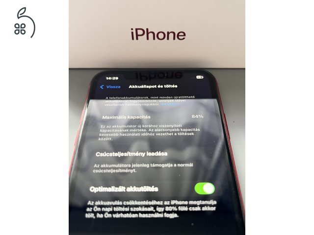 iPhone XR Product Red 128GB Független POSTÁZOM IS!