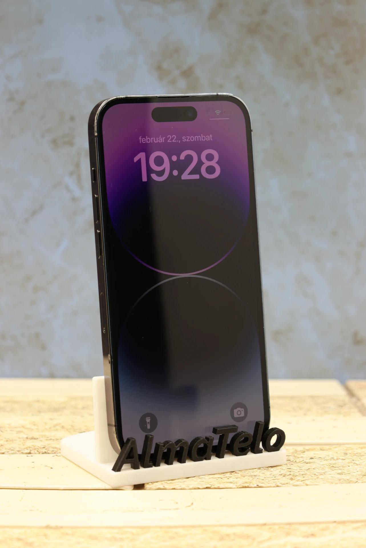 Apple iPhone 14 Pro 128 GB Deep Purple 100% akku - 12 HÓ GARANCIA